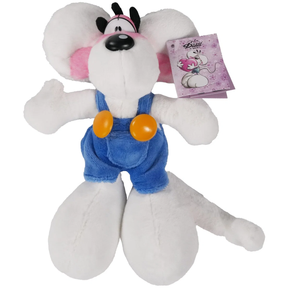Diddl Plüschtier Diddl blaue Latzhose 20 cm (Art.-Nr. 23468)