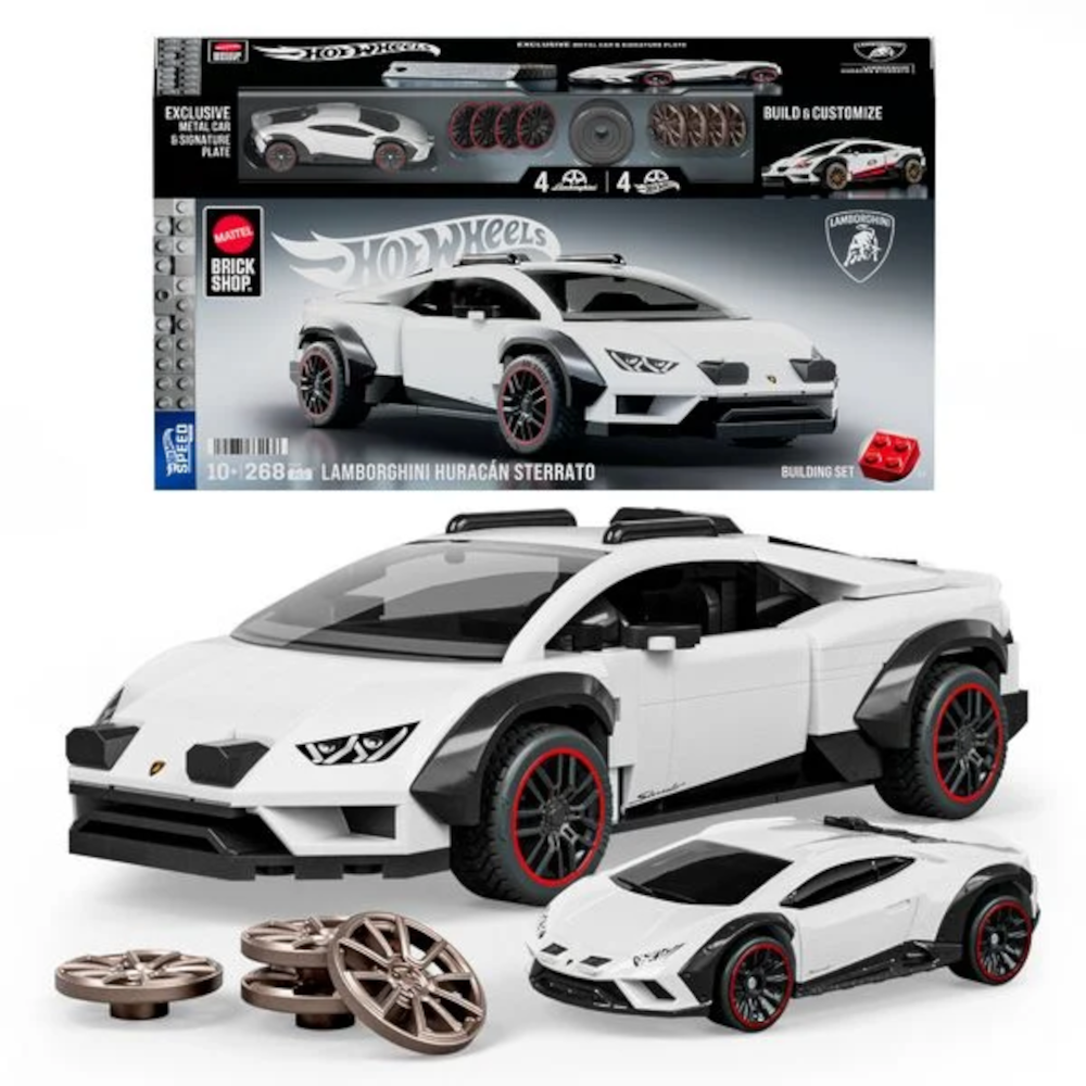 Mattel Brick Shop Lamborghini Huracán Sterrato, 268 Teile