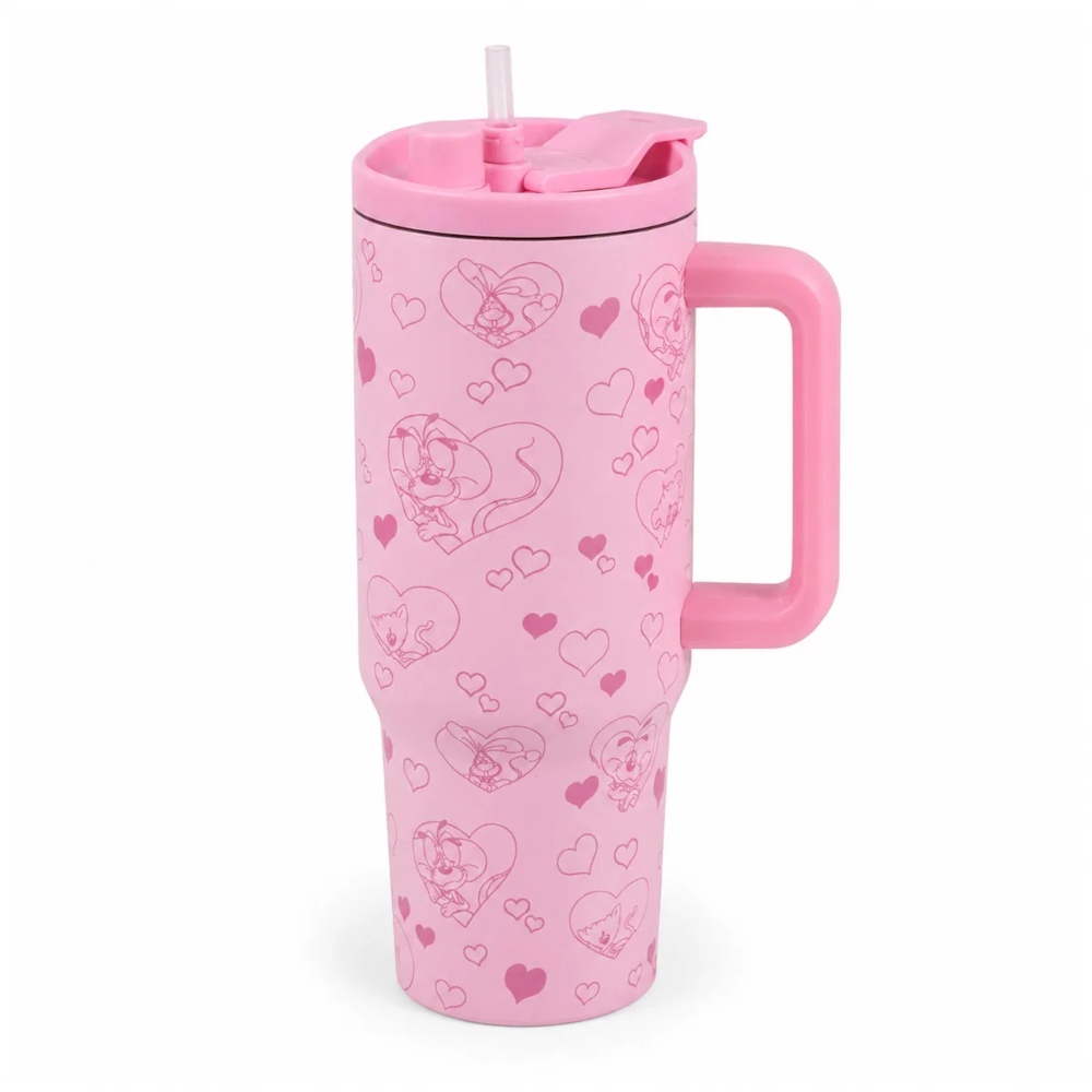 Diddl Thermobecher 1100 ml rosa – Motiv zufällig