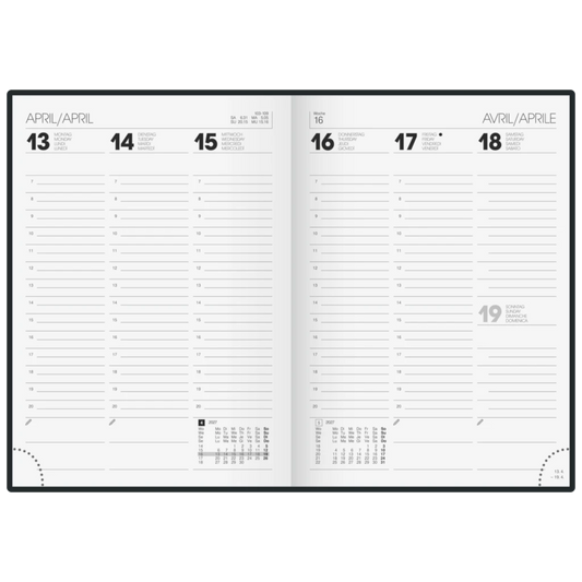 BRUNNEN Buchkalender A5 Jungle 2027