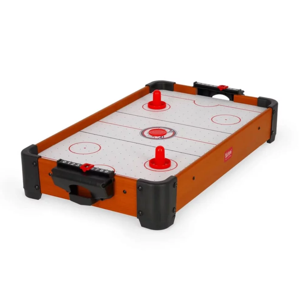 LEGAMI Tisch-Air-Hockey für 2 Spieler mit Gebläse