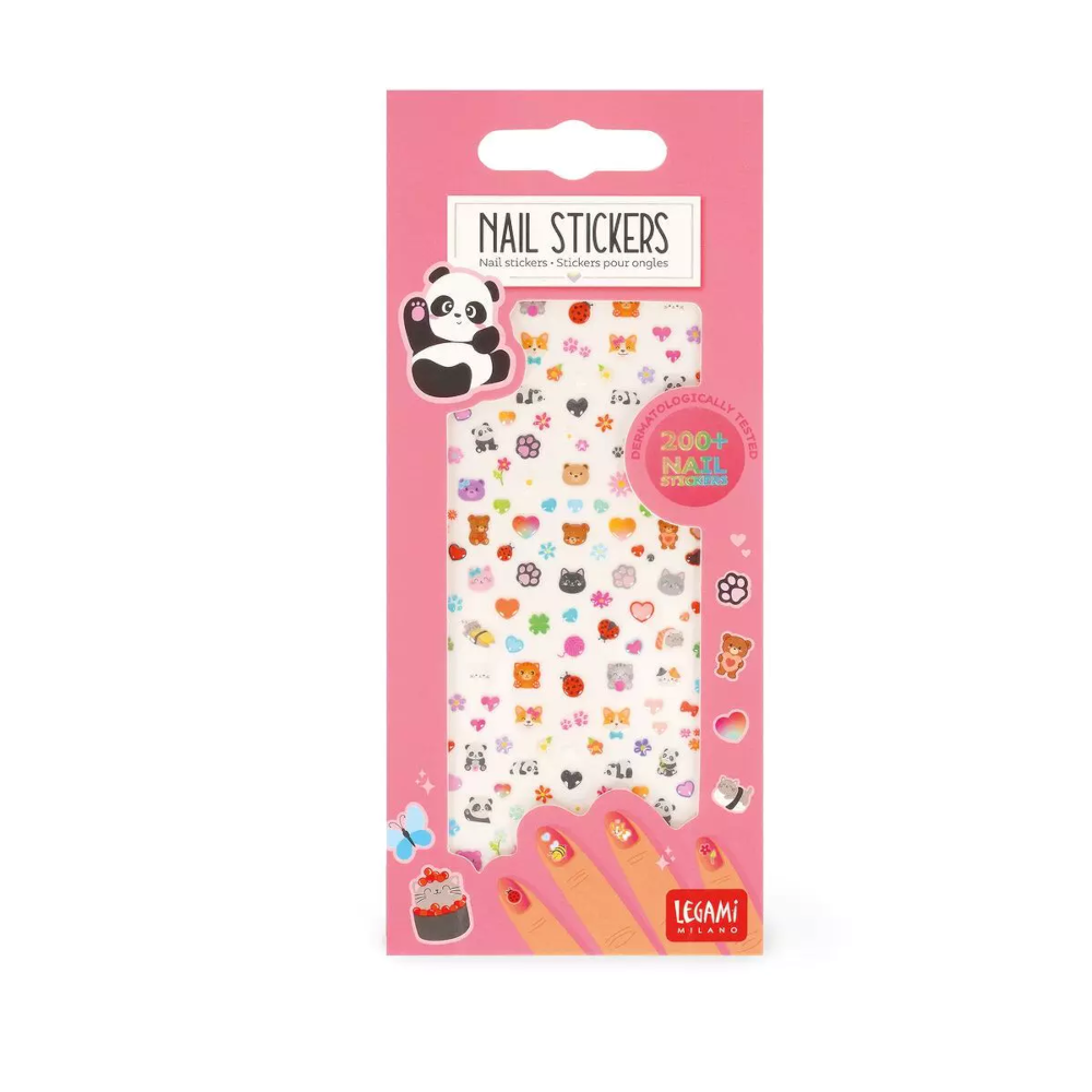 LEGAMI Nagelsticker Cute Animals mit Tiermotiven