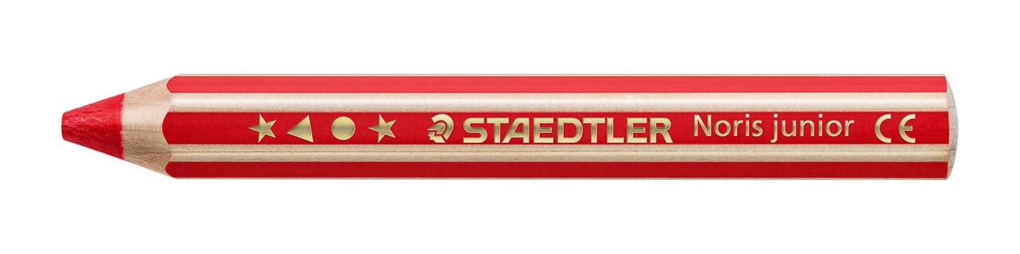 STAEDTLER Noris junior 140 Kindermalstift 3in1 zinnoberrot