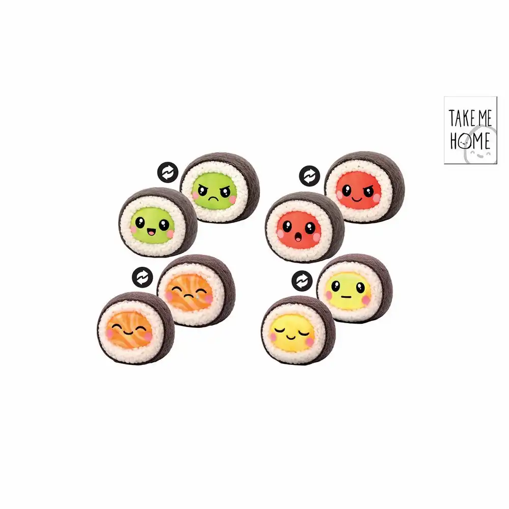 Trend Toys Kawaii Sushi Plüsch, 1 von 4 Designs zufällig