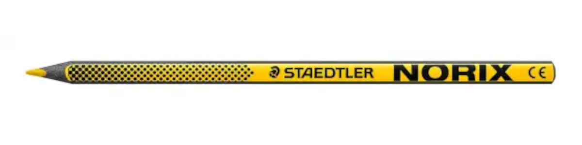 STAEDTLER NORIX 186 Buntstift Gelb, weiche 3-mm-Mine