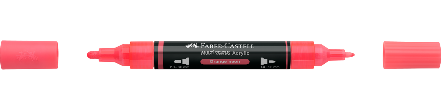 Faber-Castell Multimark Acrylic Marker – Farbe: Orange neon