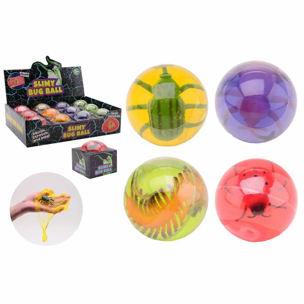 Idena Knetball mit Insekt – 1 Artikel, Design zufällig (4 Designs)
