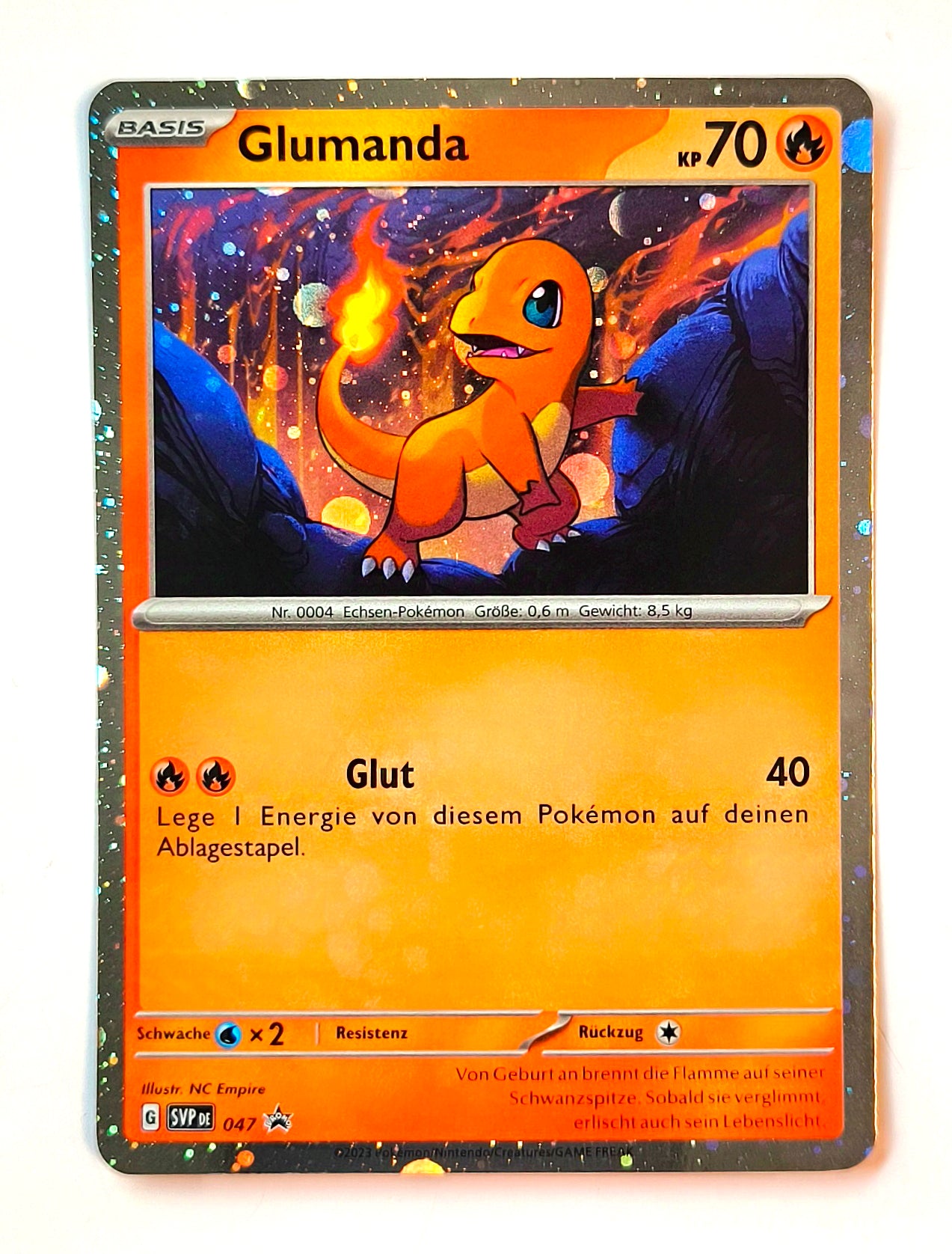 Pokemon Karte 151 Black-Star-Promo Glumanda  HOLO SVP047 - Peer Online Shop