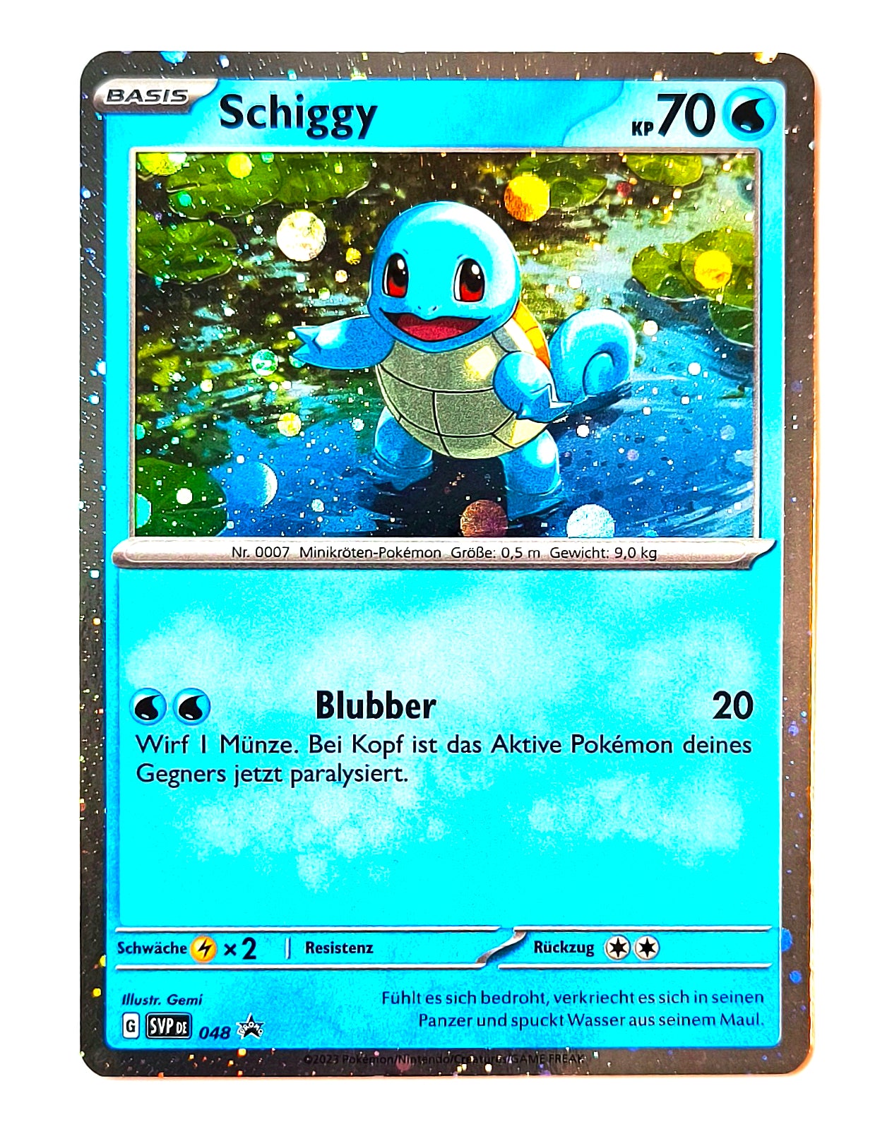 Pokemon Karte 151 Black-Star-Promo Schiggy HOLO SVP048 - Peer Online Shop