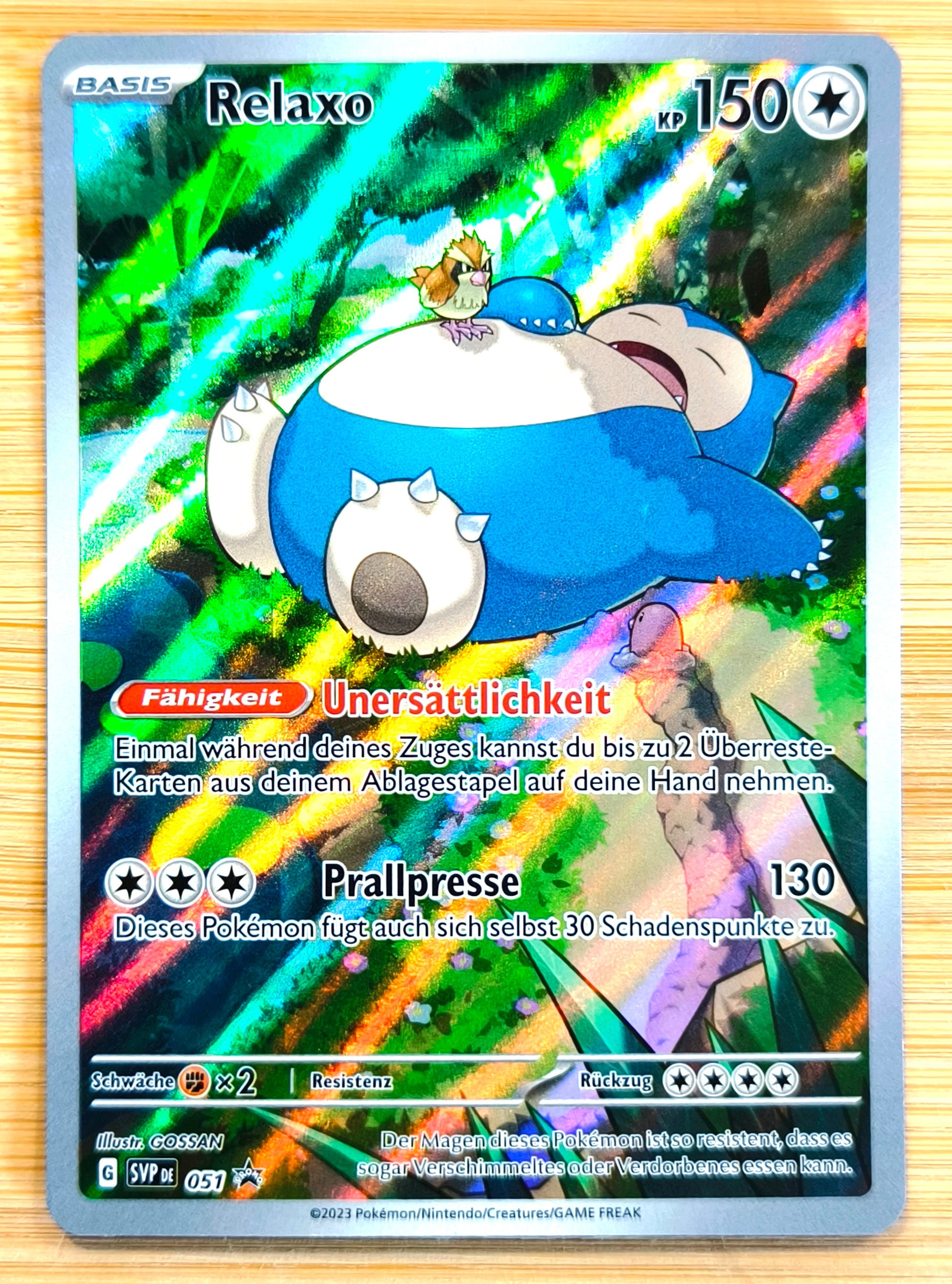 Pokemon Karte Relaxo Black Star Promo SVP051 - Peer Online Shop