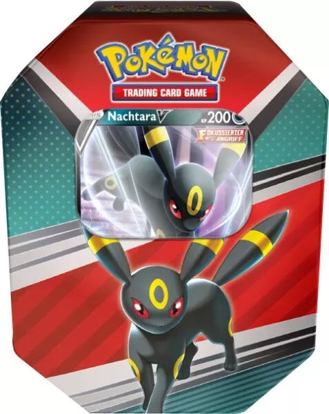 Pokemon Nachtara Tin Box - Deutsches Sammelkartenspiel - 4 Booster Packs - Peer Online Shop