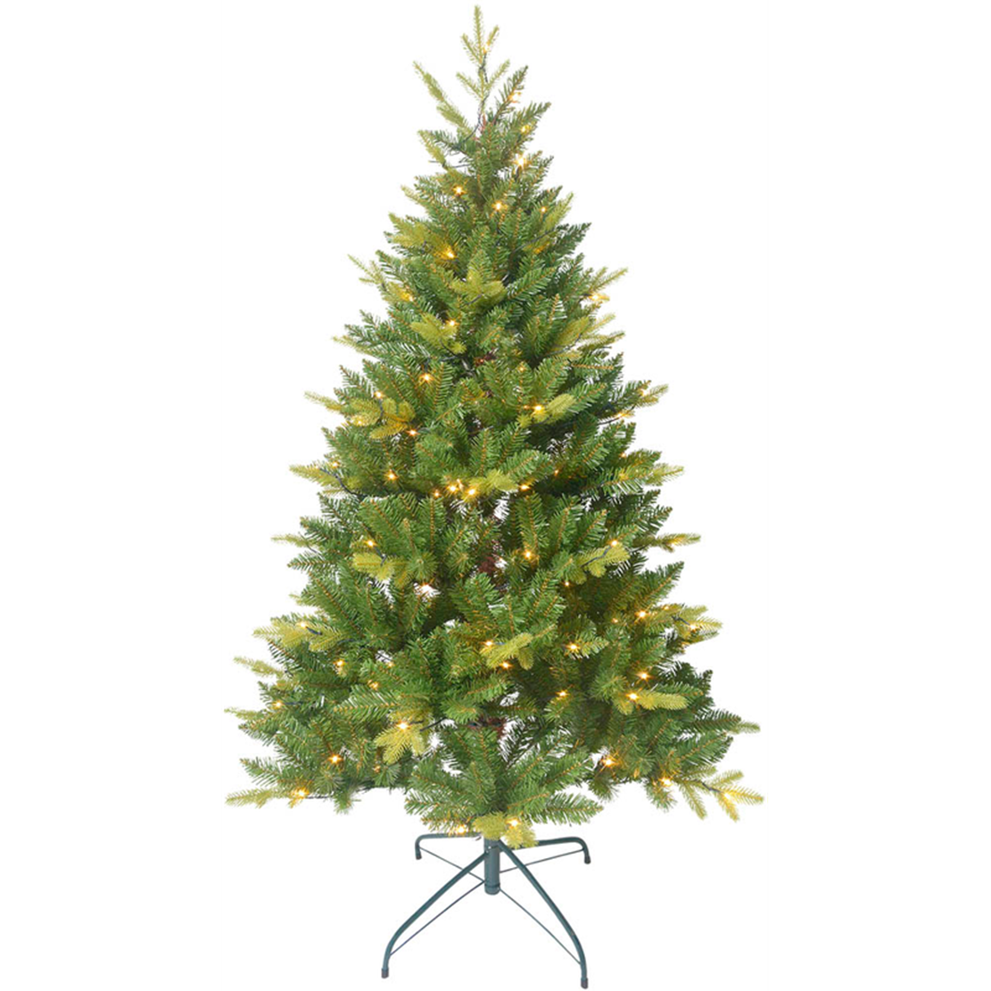 Idena LED Weihnachtsbaum 150cm - 150 LEDs mit Timer für Innen & Außen