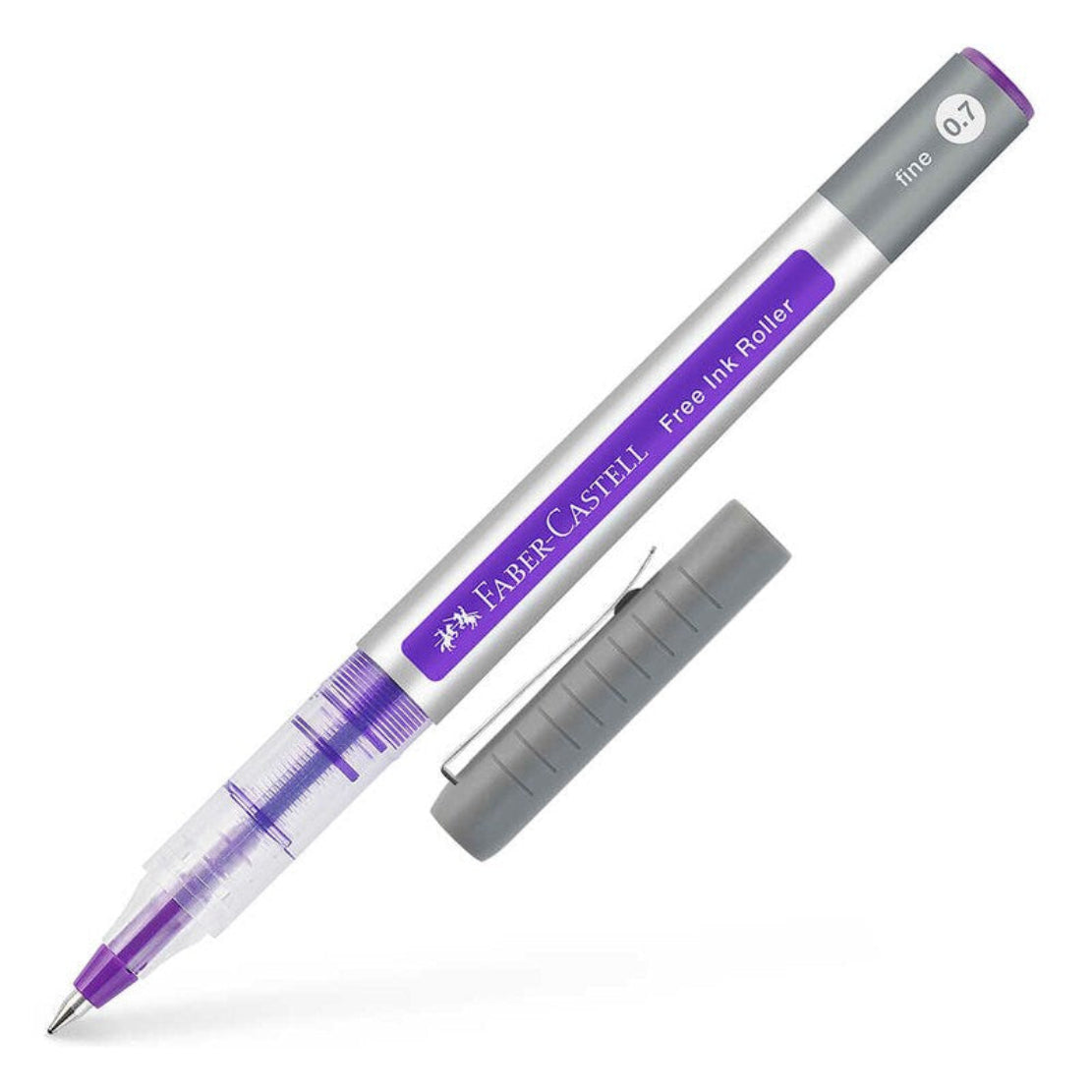 FABER-CASTELL Tintenroller 0,7mm violett grau, 1 St.