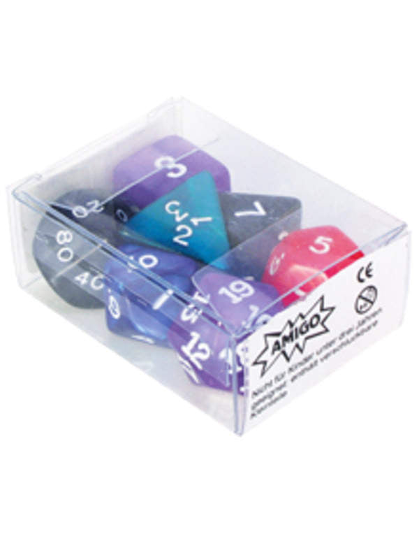 AMIGO Würfel Fantasy Set 7 Stück – Farbe zufällig