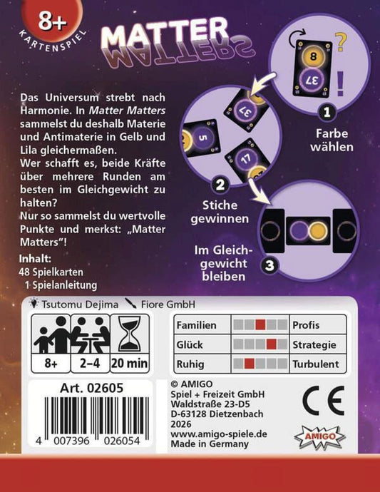 Matter Matters – AMIGO Stichspiel 48 Karten ab 8 J.