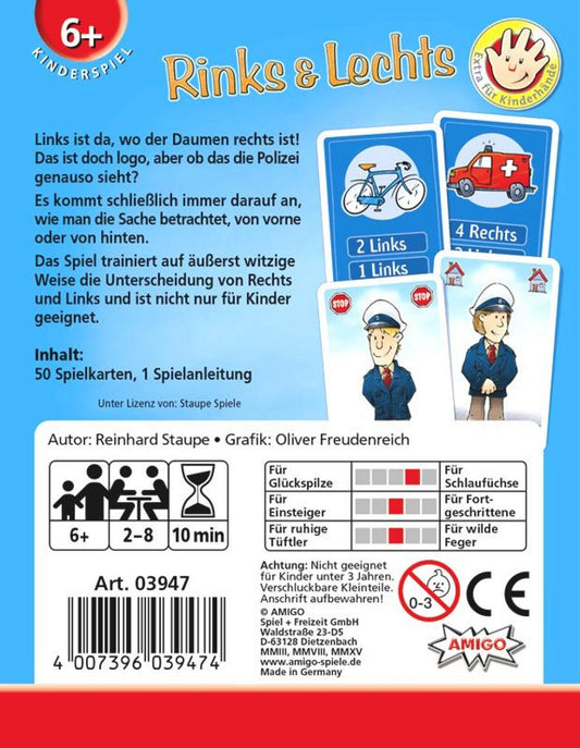 Rinks & Lechts – AMIGO Kartenspiel Rechts-Links
