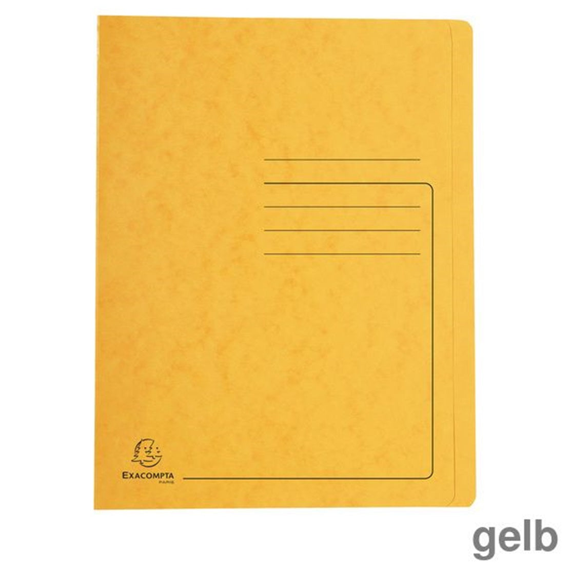ExaClair Schnellhefter Colorspan - Professionelle Organisation in Gelb DIN A4
