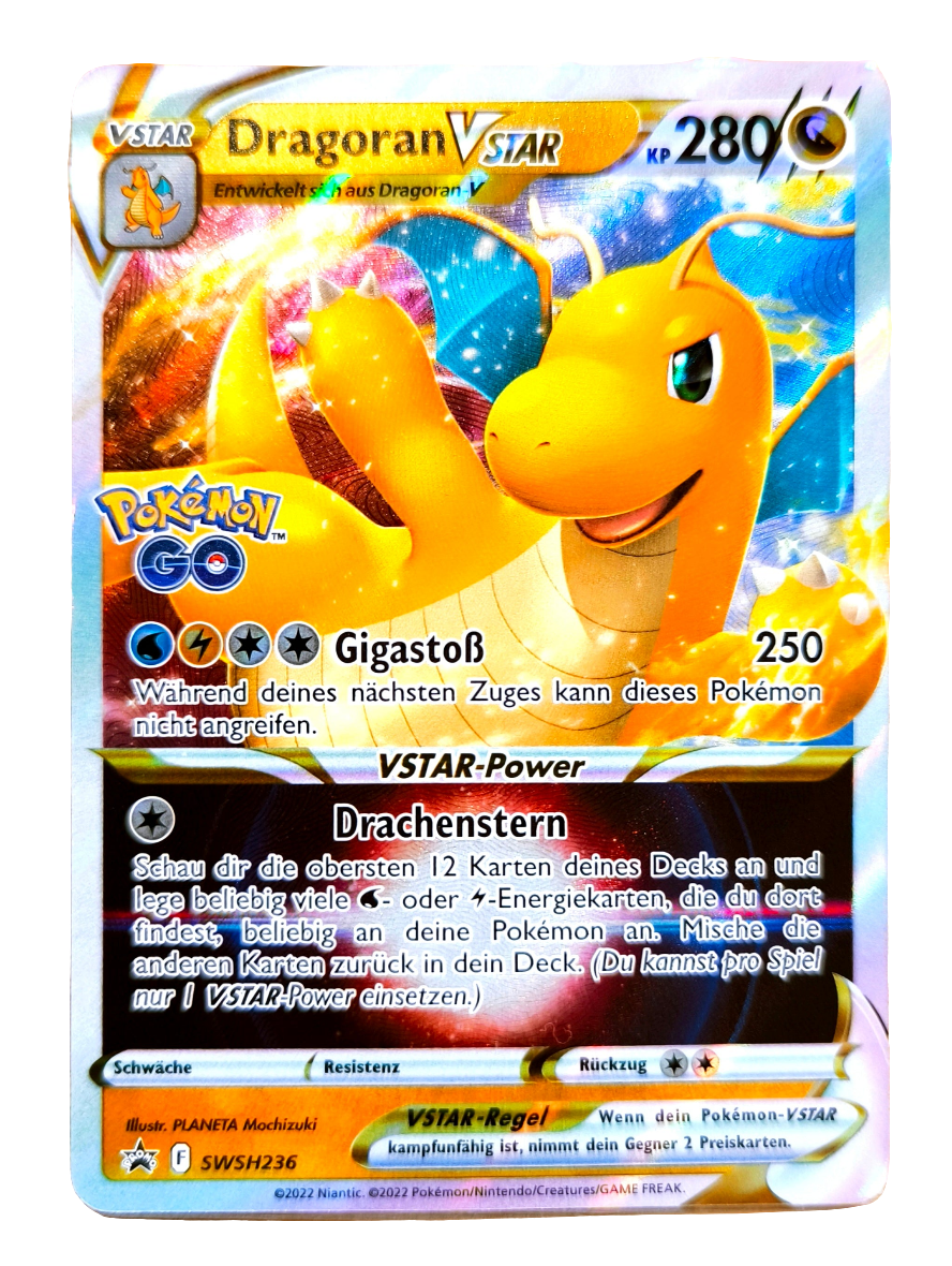 Pokemon Karte Dragoran V-Star Black Star Promo SWSH236