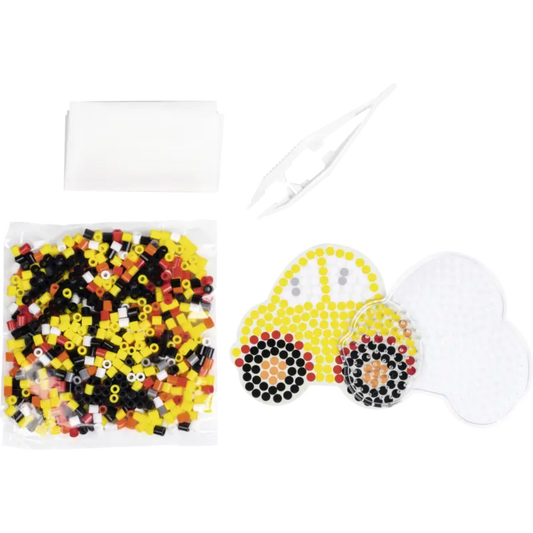Bügelperlen Auto - Kreatives Bastelset für Kinder