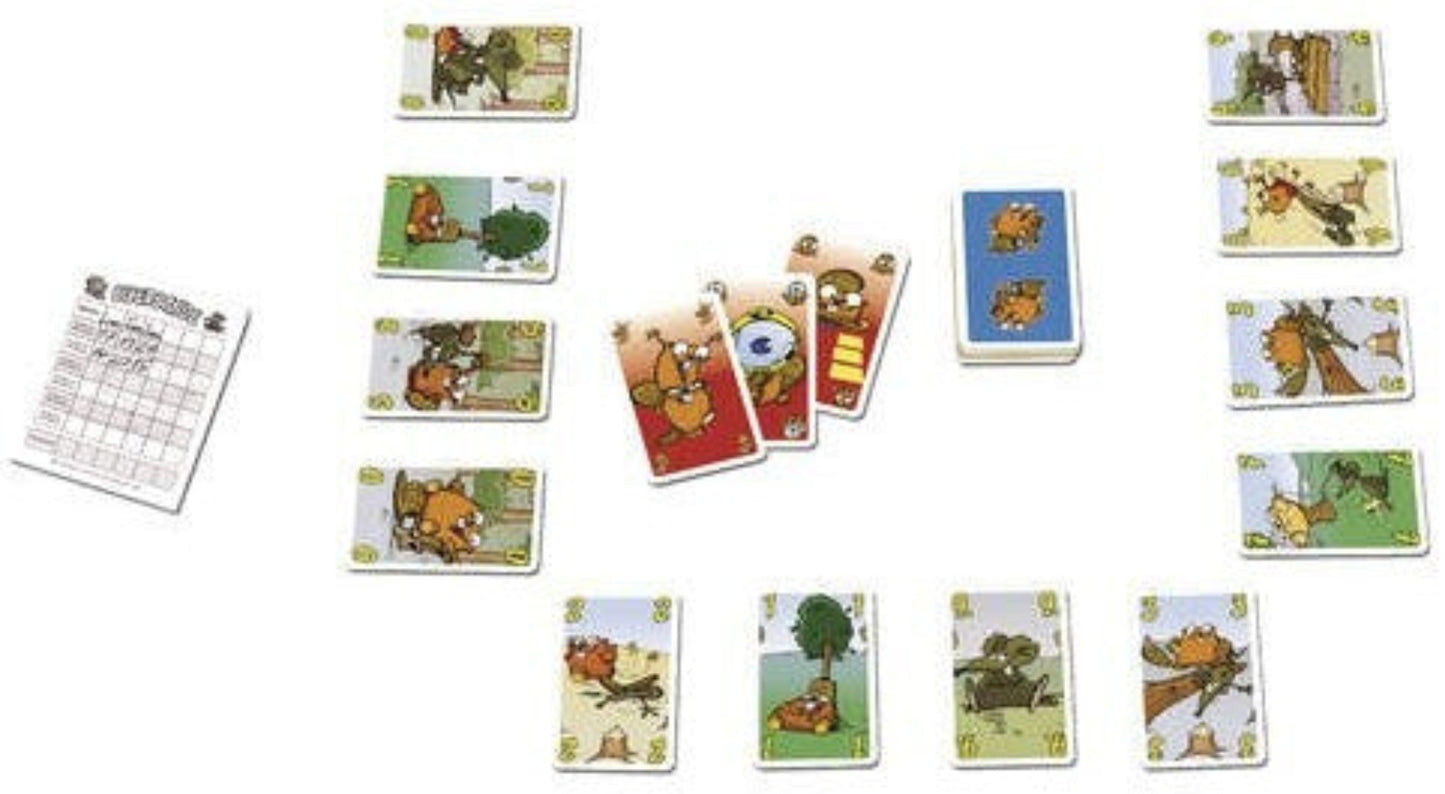 AMIGO Biberbande – Der clevere Kartentausch, Kartenspiel