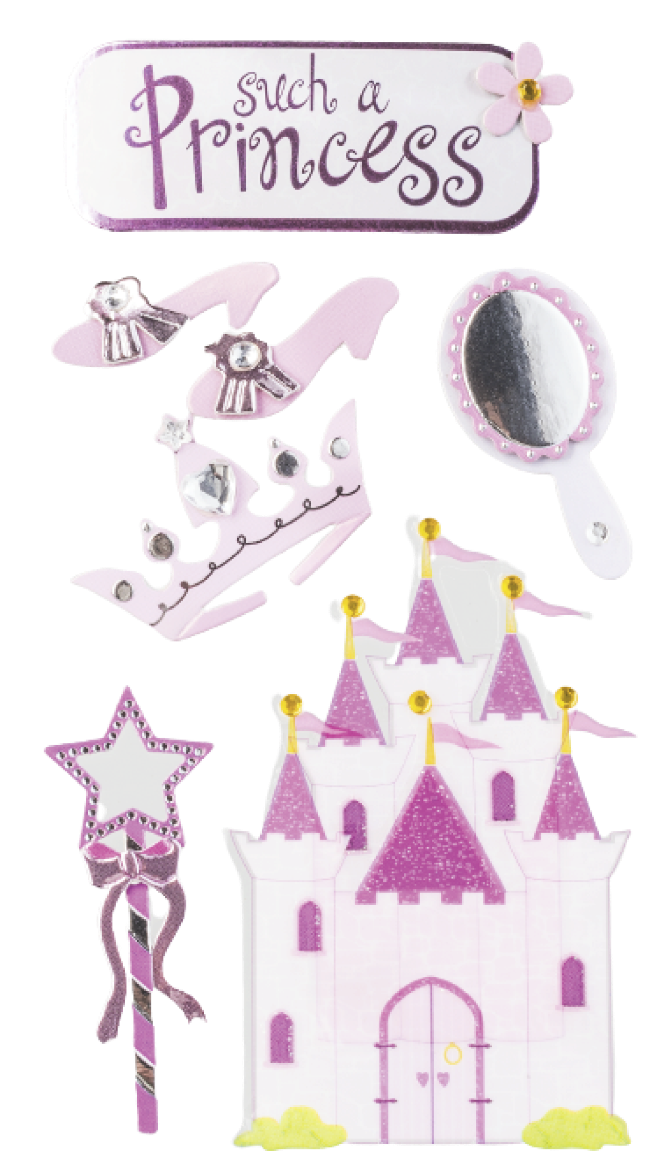 BRUNNEN Sticker Mix Prinzessin mit Deko-Details