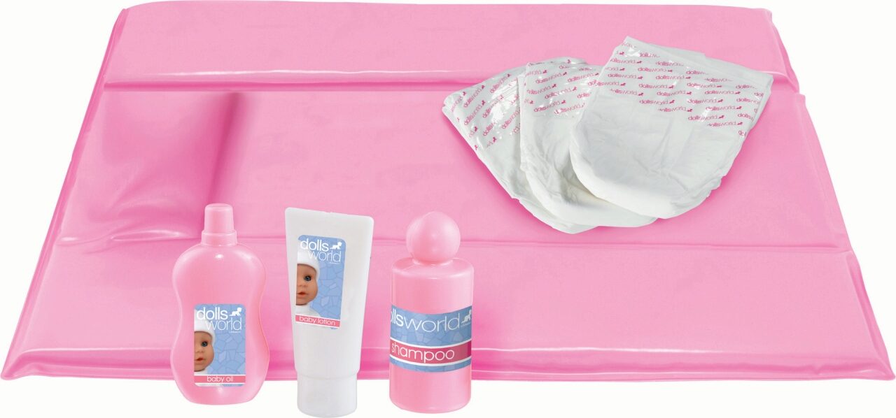 Dolls World Wickelset - Komplettes Puppenzubehör für realistische Spielerfahrung