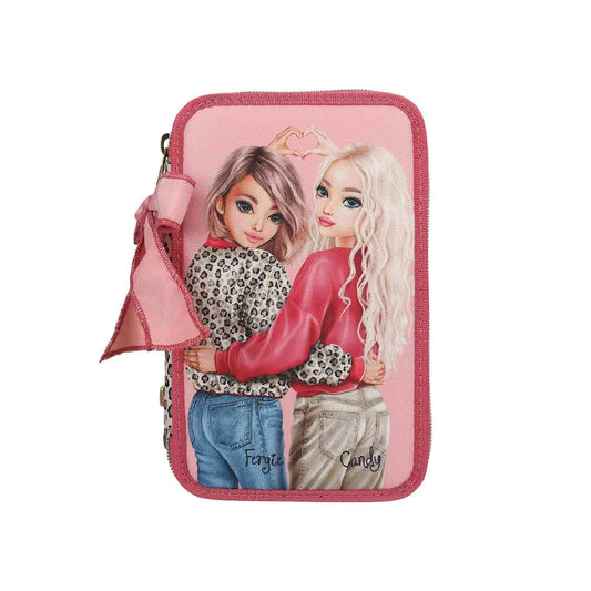 Depesche TOPModel 3-Fach Federtasche LEOHEART - Federmäppchen mit 3 Fächern