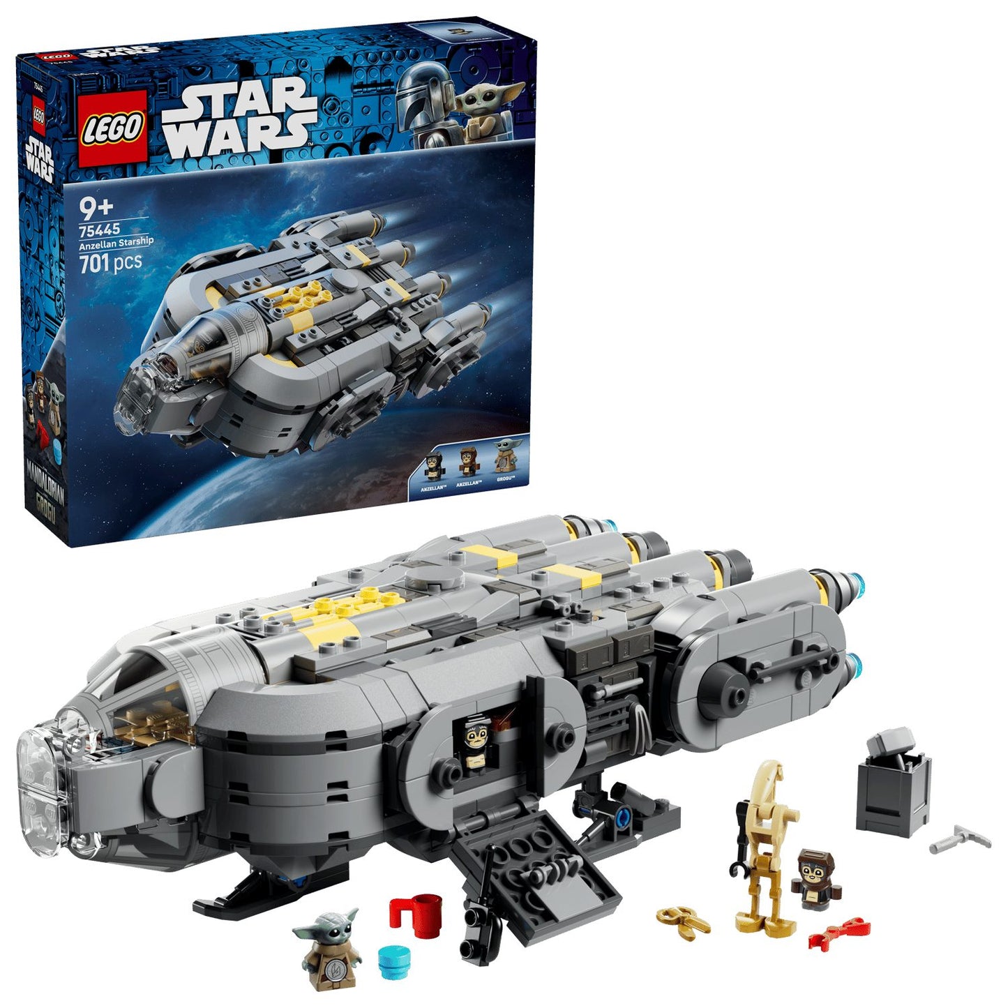 LEGO Star Wars 75445 Sternenschiff Anzellaner 701 Teile