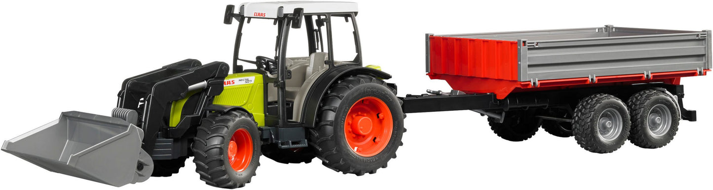 BRUDER Claas Nectis 267F mit Bordwandanhänger