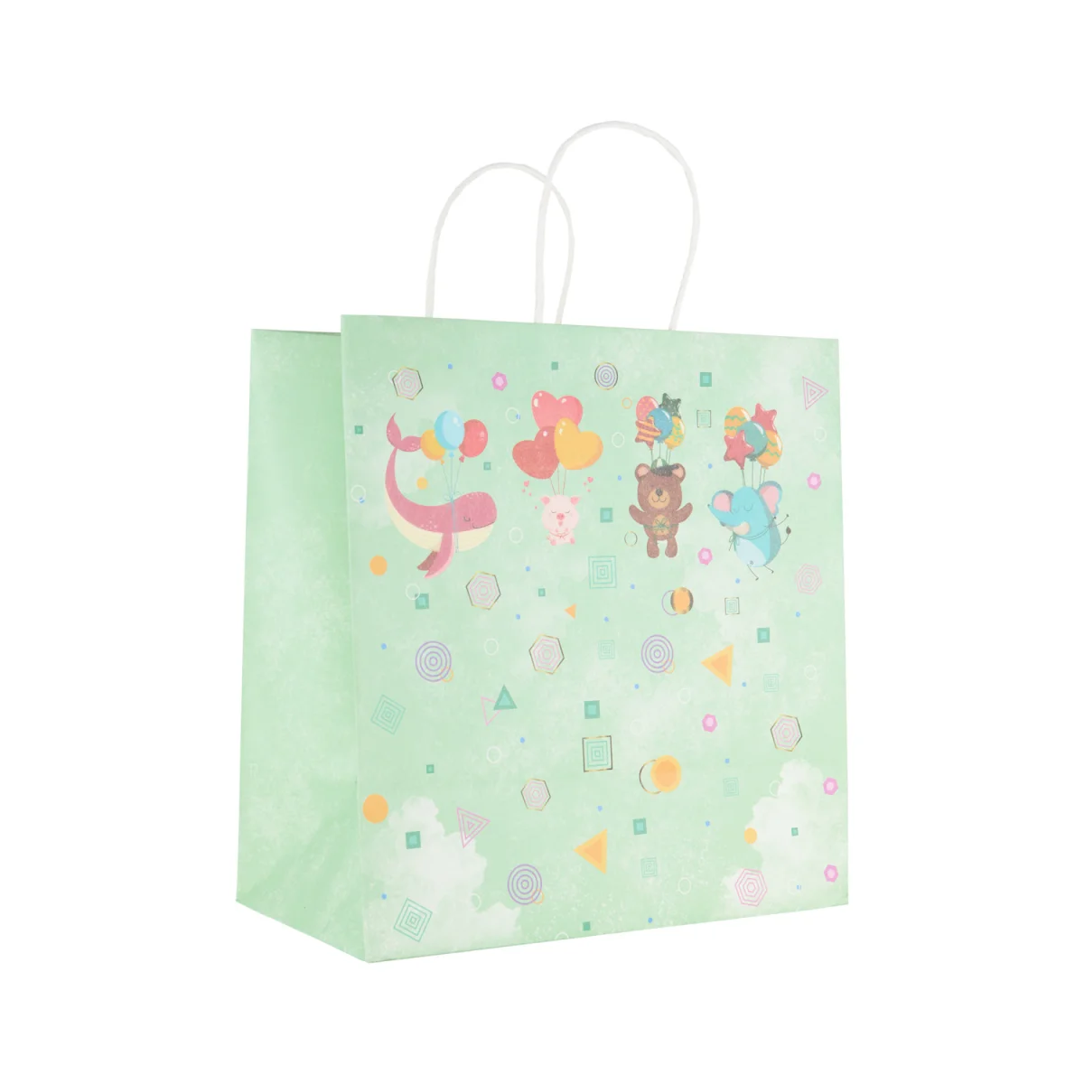Idena Geschenktasche Kinder bunt 28x15x28cm