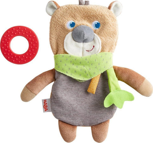 HABA Entdeckertuch Bär - Sensorisches Spielzeug für Babys ab 6 Monaten - 1 Stück