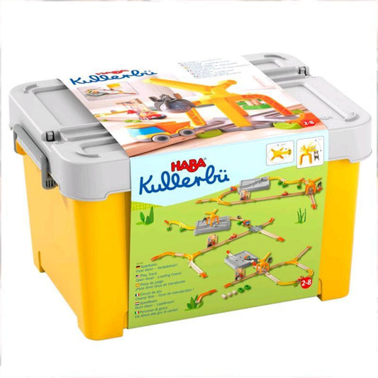 HABA Kullerbü Spielbahn – Freie Bahn für den Verladekran (305783)