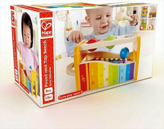 Premium Xylophon & Hammerspiel aus Holz - Musikspaß für Kinder ab 3 Jahren
