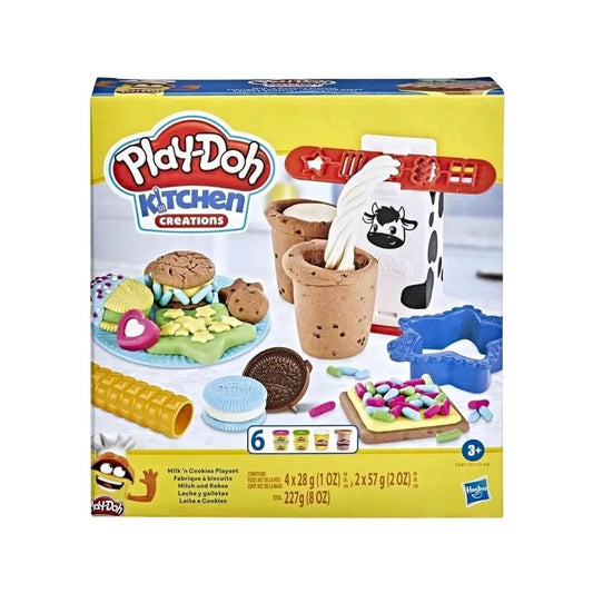 Hasbro Play-Doh Küchenwerkstatt Milch & Plätzchen Set E5471 - 8 Teile