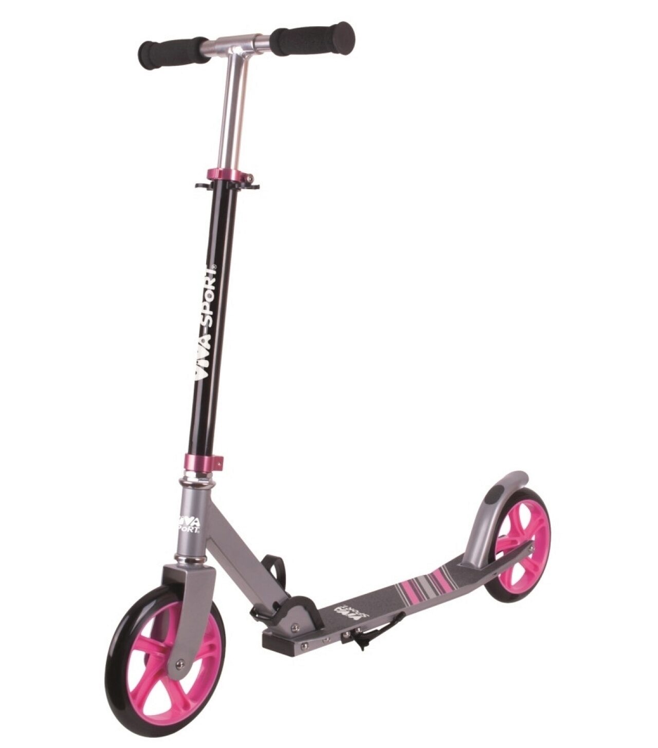 idee+spiel VIVA SPORT Alu-Scooter TWIST 200P - Klappbarer City-Roller mit 200mm Rollen