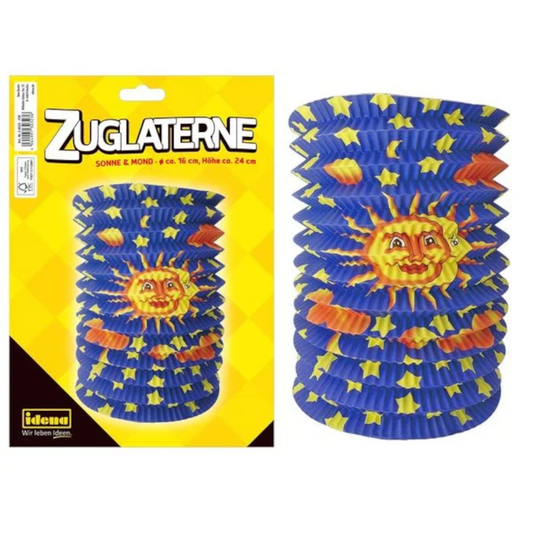 Idena Zuglaterne Sonne & Mond Ø16x24cm