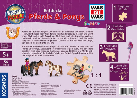 WAS IST WAS Pferde & Ponys Puzzle