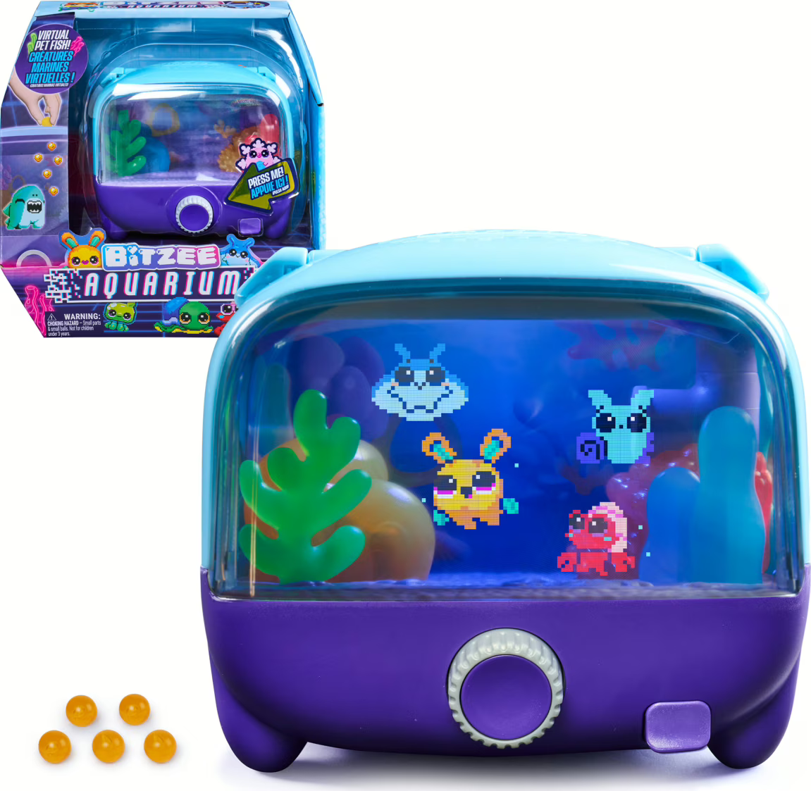 Spin Master Bitzee Aquarium – Interaktives Digitales Haustier ab 5
