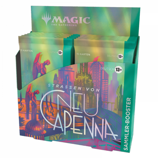Magic The Gathering - Strassen von Neu-Capenna Collector Booster Display (12 Packs, deutsch)
