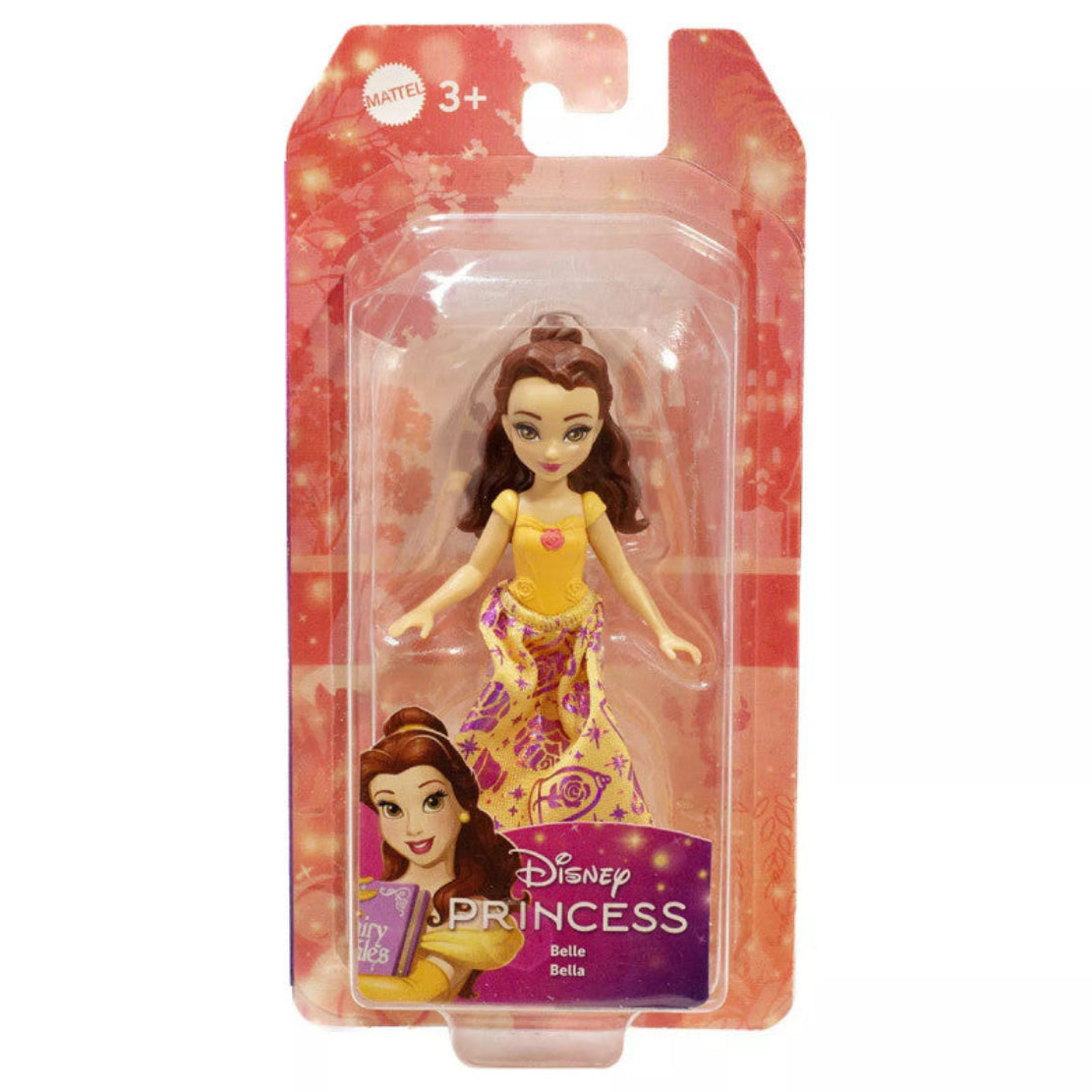 Belle - Disney Prinzessin Puppe mit Glitzerkleid