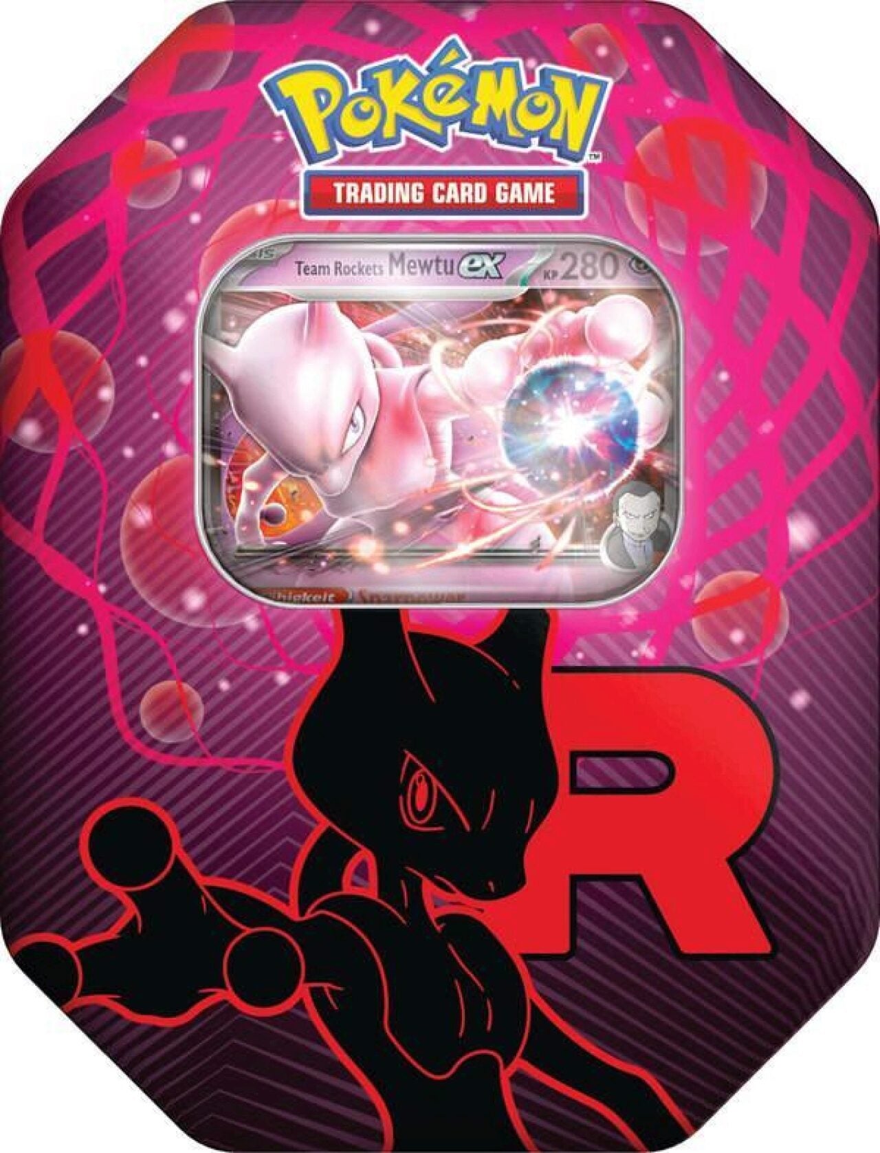 POKÉMON Team Rocket Tin-Box - Team Rockets Mewtu-ex - Sammelkartenspiel