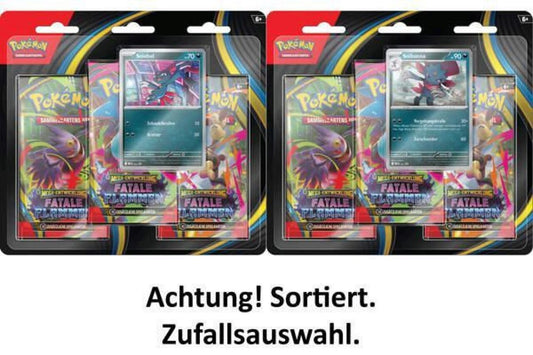 Pokémon Mega-Entwicklung Fatale Flammen 3-Pack Blister