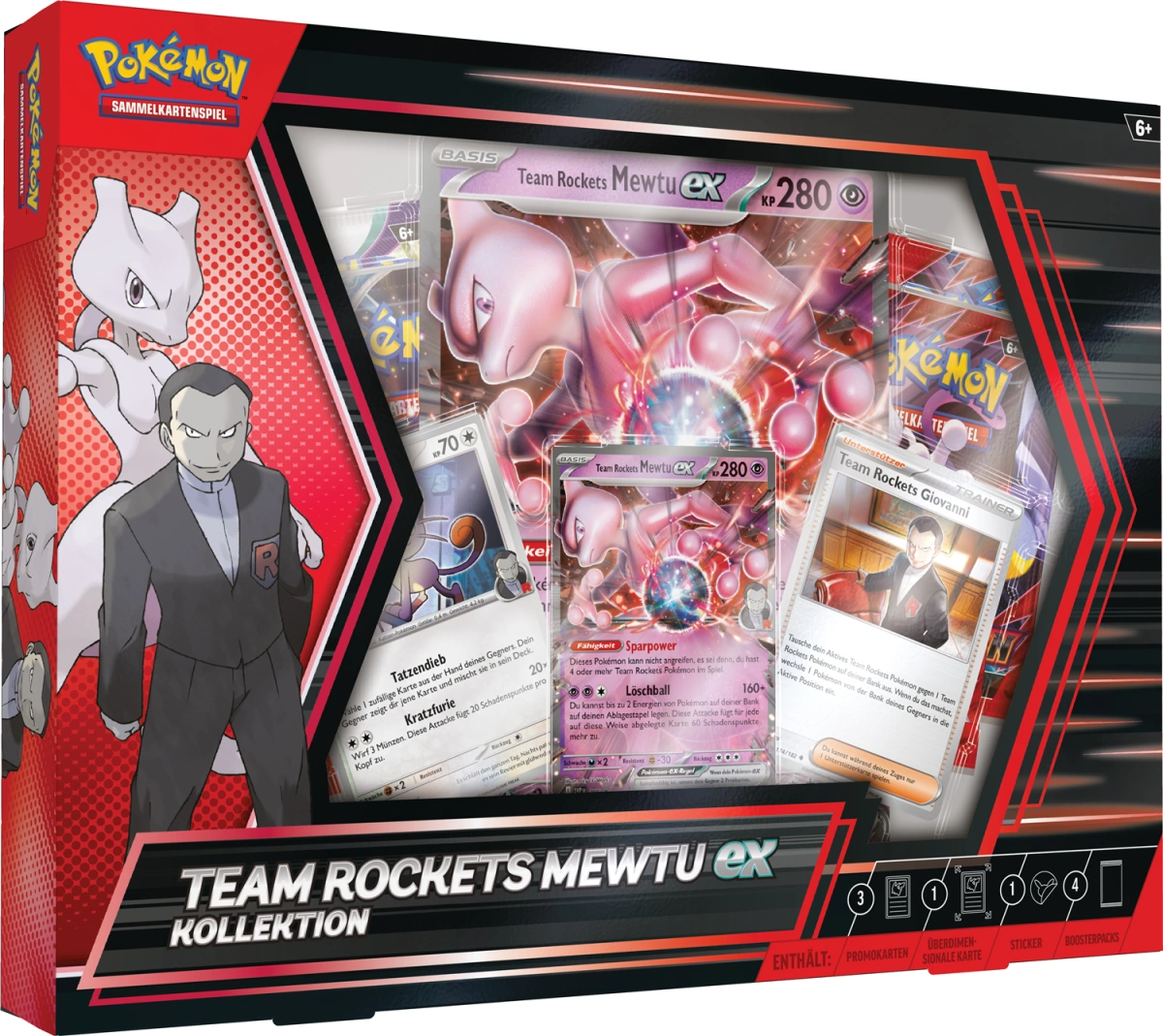 Pokemon 41094 Team Rockets Mewtu EX Kollektion (deutsch)