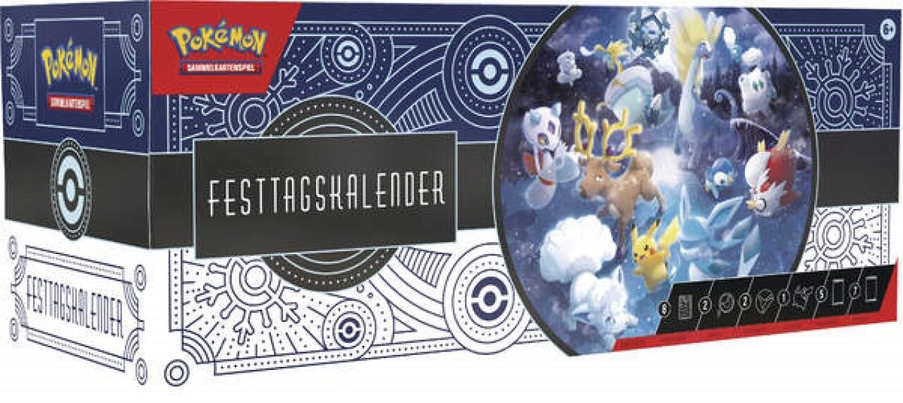Pokémon Adventskalender 2023 - 25 Überraschungen 5 Boosterpacks