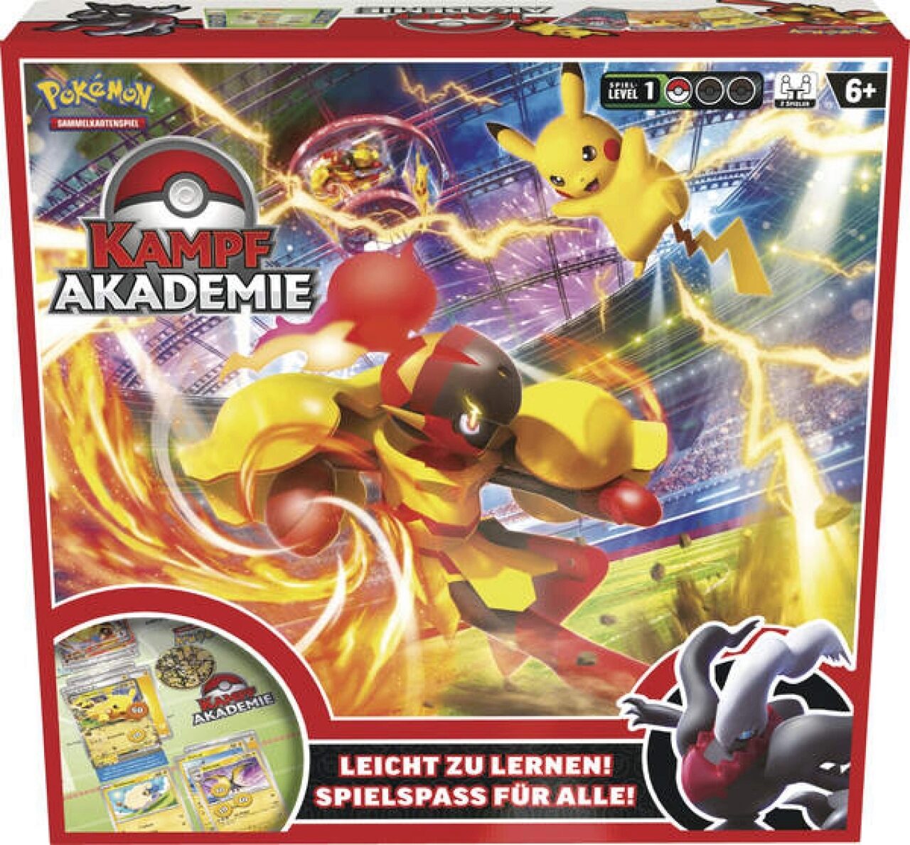 Pokémon Kampfakademie Strategiespiel - Komplett-Set mit über 100 Teilen