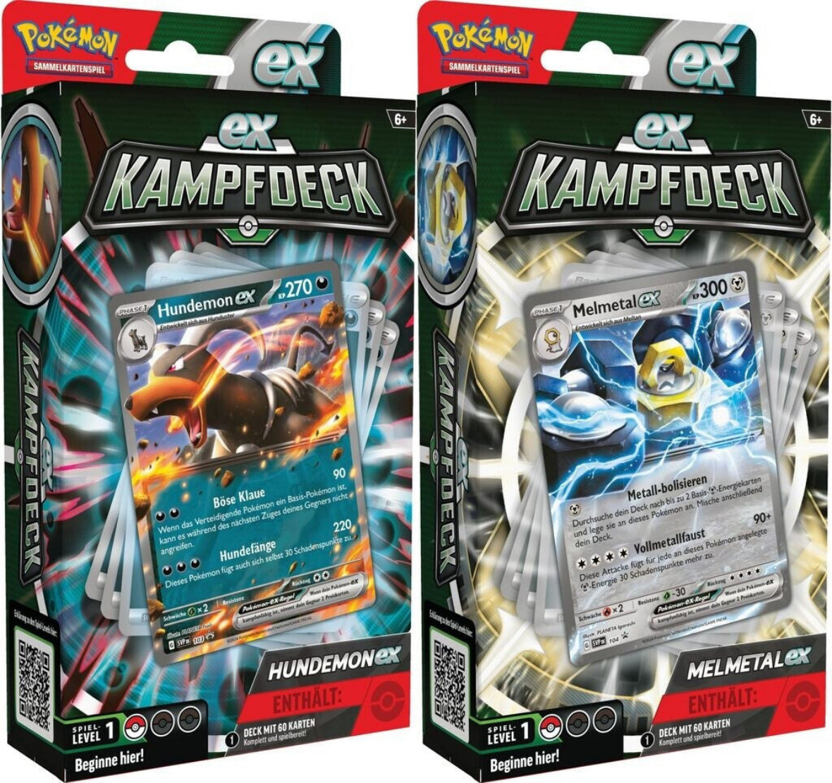 Pokémon Kampfdeck Hundemon & Melmetal - Sammelkarten
