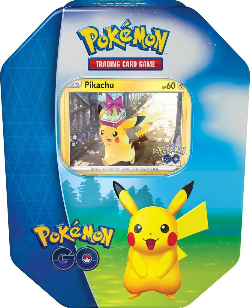 Pokémon Pikachu Sammel-Tin - Premium Trading Card Game Set