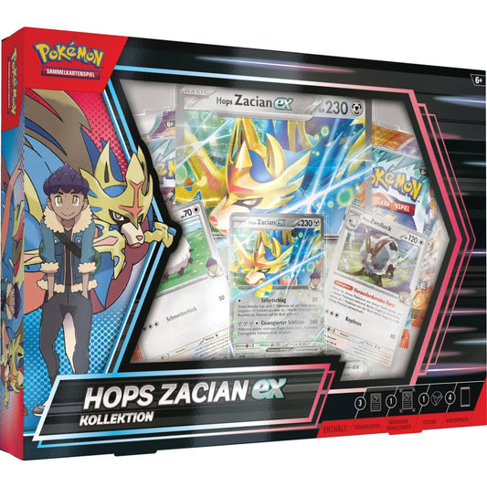 Hops Zacian-ex Kollektion (deutsch) - 4 Boosterpacks