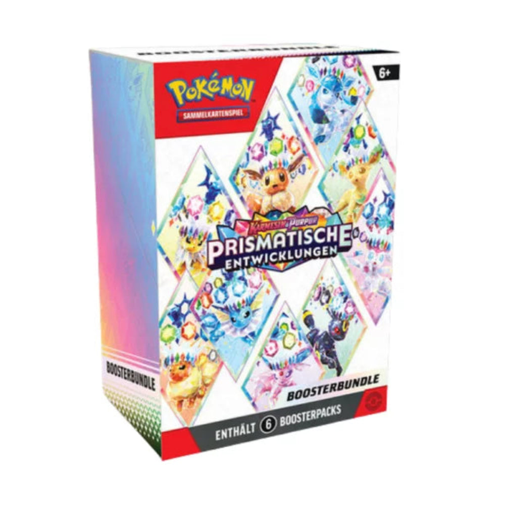 Pokémon Karmesin & Purpur Prismatische Entwicklungen Booster Bundle (deutsch)- 6 Boosterpacks