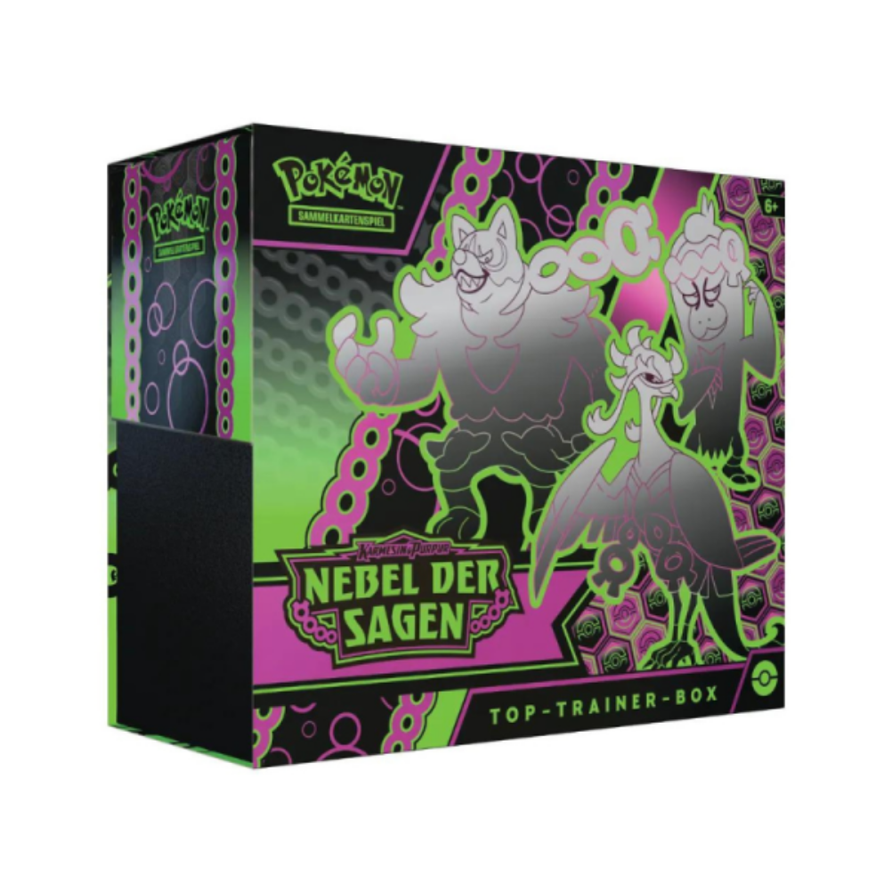 Pokémon - Karmesin & Purpur Nebel der Sagen Top Trainer Box (deutsch) - 9 Booster Packs